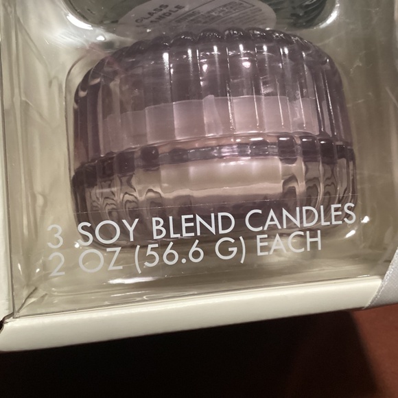 Modern Expressions 3 Piece Soy Blend Glass Candles NEW - Picture 3 of 13